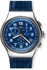Swatch YOS449 Leather Watch – Blue