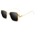 Fashion Sunglasses Glasses Men's Retro Thick-edge Metal Frame Trendy Sunglasses