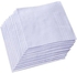 Quality White Handkerchief (12-in-1 Pack)