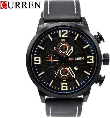 Curren CURREN C192 Leather Men Wristwatch-multicolor
