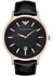 Emporio Armani Men Classic Leather Watch AR2425 (Black Dial/Gold-Tone)
