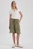 Defacto Coool Long Poplin Shorts with Cargo Pockets