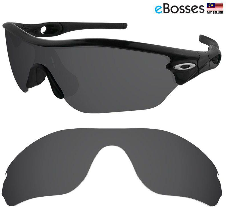 eBosses Polarized Lenses for Oakley Radar Sunglasses (Solid Black)