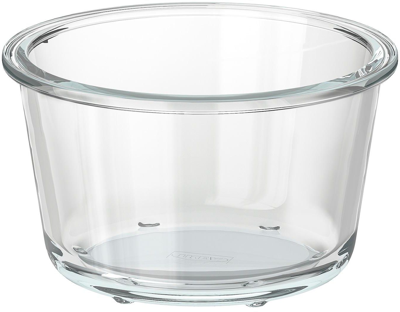 IKEA 365+ Food container - round/glass 600 ml