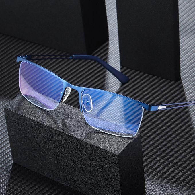 Fashion Anti Blue Light Glasses Rimless Frame Eyewear