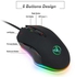 Gaming Mouse,4800 DPI Professional USB Wired Quick Moving LED Light Gaming Mouse Gaming Peripherals With 6 Buttons For PC And Laptop HT
