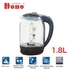 HOHO Glass Electric Kettle - 1.8L - Brown
