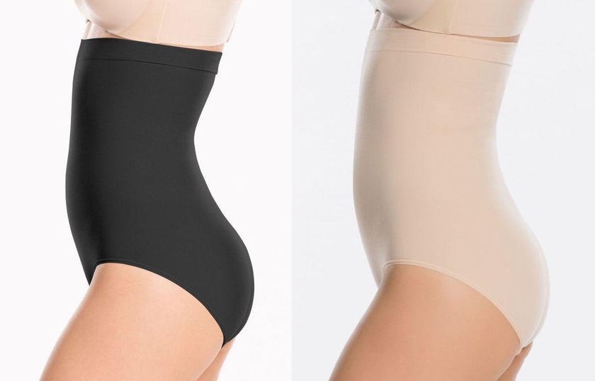 Two Pieces High Waist Hip Padded Panties Ladies Shapewear Butt Enhancer