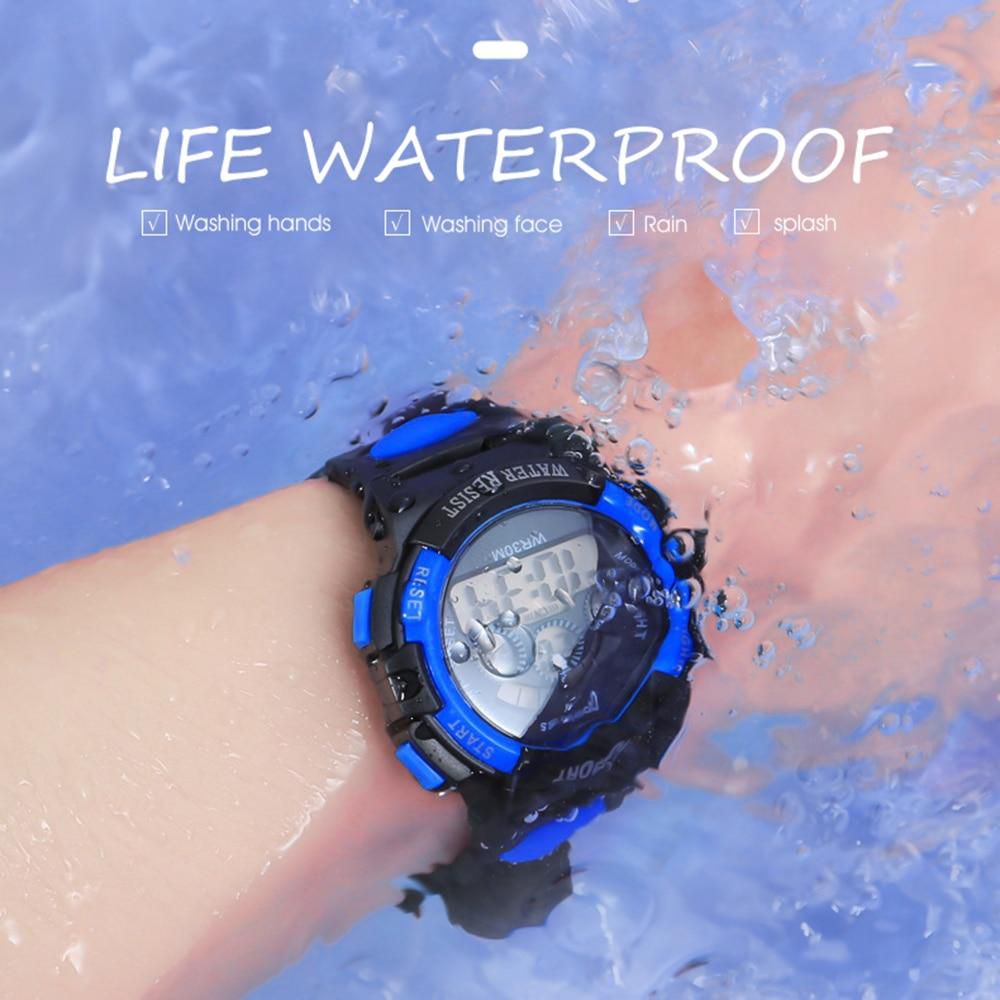 1PC Fashion Small Children's Watch Color Lightweight Waterproof Student Electronic Watch