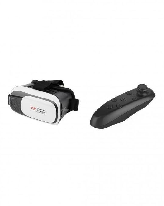 Generic 3D Virtual Reality Glasses for 4.7-inch to 6.0-inch Smartphones + Bluetooth Wireless Remote Controller