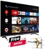 Vitron HTC3200S,FRAMELESS 32 Inch Smart Android TV Inbuilt Decoder HDMI,USB,VGA,Netflix,Youtube, Google Playstore 14 Months Warranty+ FREE Aerial
