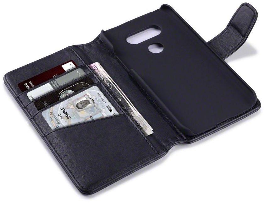 LG G5 Case Cover, Terrapin , GENUINE LEATHER , Premium Wallet , Card Slots , Black