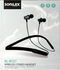 SOniLEX SL-BT37 Sports Neckband Earphones -music/calls controls -Gold Bluetooth Headset&nbsp;&nbsp;(Gold, In the Ear)