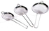 Stainless Steel Strainer Set - (Small) 3 Pieces