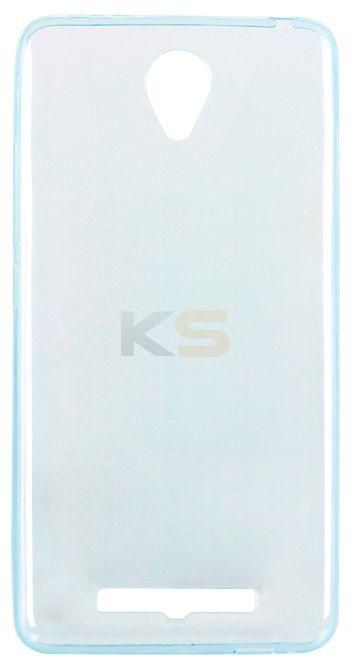 Ultra-thin Soft TPU Gel Clear Silicone Cover Case for Redmi Note 2 -Translucent Blue