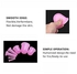 7-Piece Silicone Vacuum Massager Cups Pink
