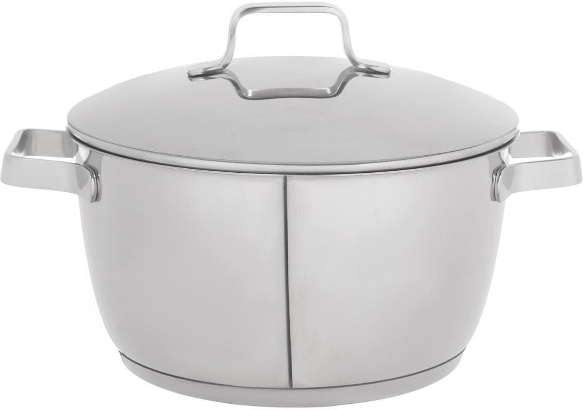 Get Zahran Stainless Steel Pot, 22 cm - Silver with best offers | Raneen.com