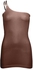 Silvy Set of 2 Casual Dress for Women - Brown / Beige, Large