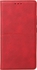 جراب بمحفظة قابل للطي جلد لهاتف إنفينيكس سمارت 2 برو X5514D من ريتش بوس -  احمر