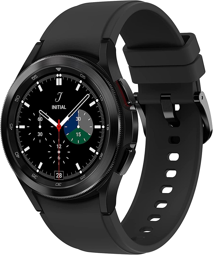Samsung Galaxy Watch 4 Classic 42mm Smartwatch with ECG Monitor Tracker for Health Fitness Running Sleep Cycles GPS Fall Detection Bluetooth