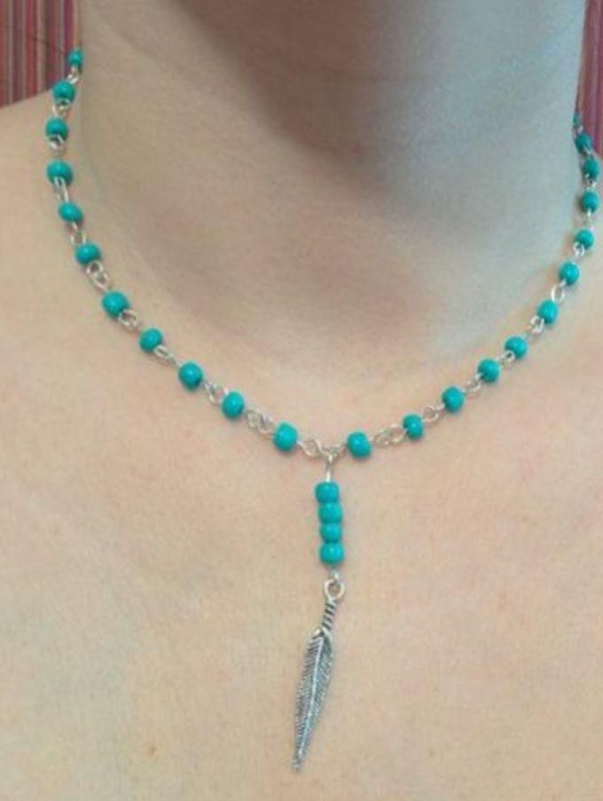 Necklace Lady's From Turquoise