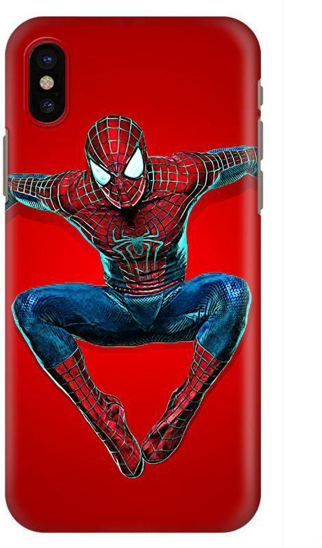 Stylizedd Apple iPhone X (iPhone 10) Slim Snap Case Cover Matte Finish - Spider On The Wall