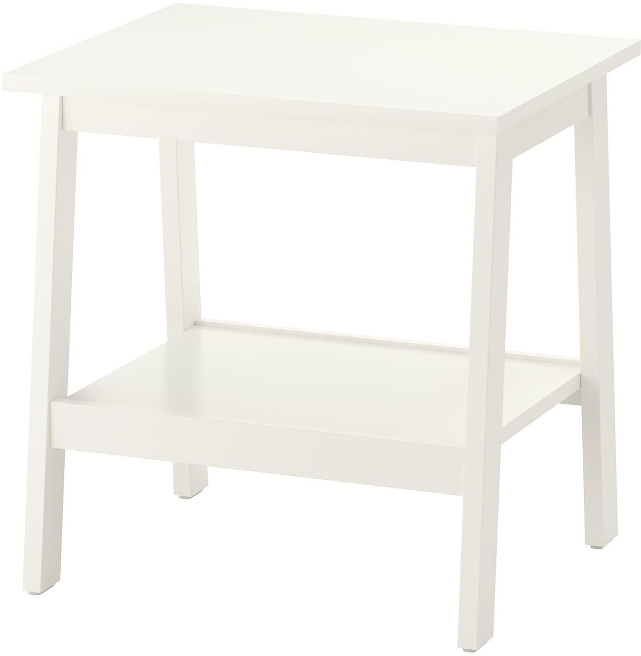 LUNNARP طاولة جانبية - أبيض ‎55x45 سم‏