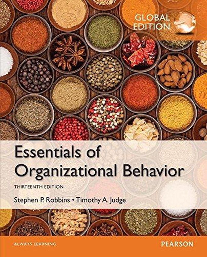 Pearson Essentials of Organizational Behavior with Mymanagementlab, Global Edition ,Ed. :13
