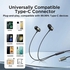 JOYROOM JR-EC06 Type-C Series In-Ear Metal Wired Earbuds - Dark Gray