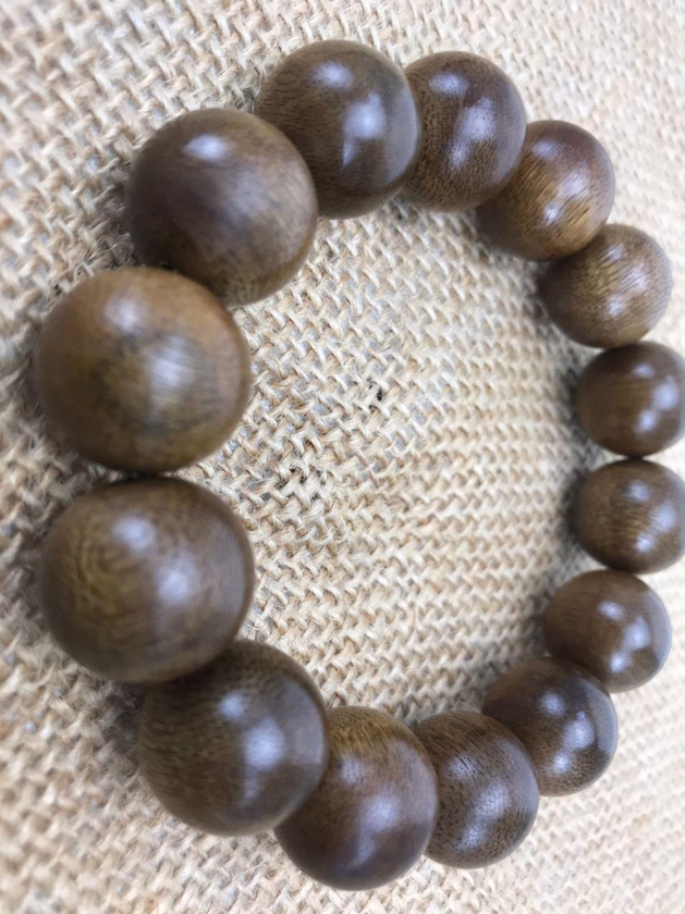 Oud bracelet beads Malaysia 16mm (As Picture)