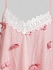 Plus Size Lace Panel Butterfly Handkerchief Tank Top - M | Us 10
