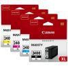 Canon 2400XL Ink Cartridge Set for Maxify iB4040 MB5040 and MB5340