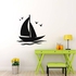 Decorative Wall Sticker - Boat And Birds