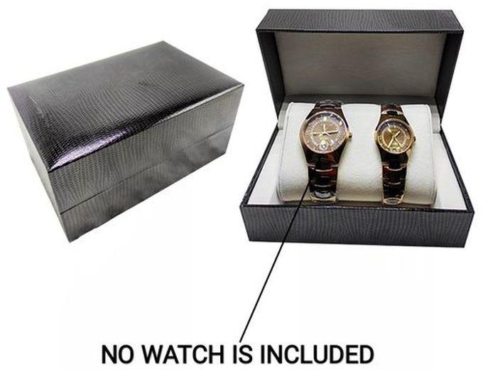 Double Slot Watch Storage Box Classic Portable Leather Watch Box Watch Case Watch Holder For Gift
