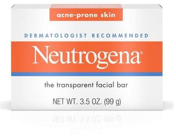 Neutrogena Transparent Facial Bar Soap For Acne Prone Skin(x3)