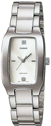 ساعة يد نسائية من كاسيو ، انالوج بعقارب ، ستانلس ستيل ، فضي ، LTP-1165A-7C2