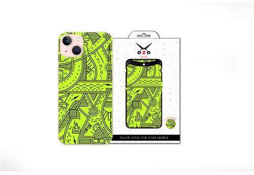 OZO Skins Many Green Roads Sticker For Apple Iphone 13