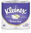 Kleenex Extra Dry Toilet Tissue Paper, 3Ply, 160 Sheets x 4 Rolls