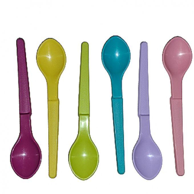 Tupperware Set Of Small Spoons 6 Pieces Multiple Colors
