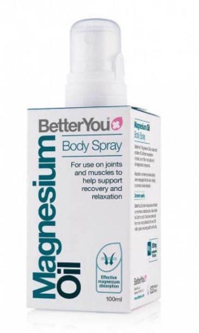 BETTER YOU Magnesium Oil Body Spray 100ml - Naturally Repairs And Relaxes Muscles