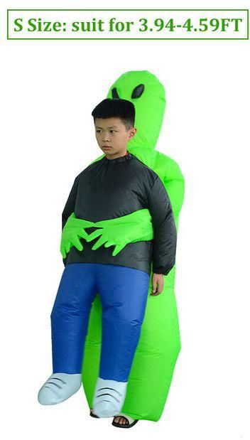Generic S/L Halloween Costume Alien Inflatable Suit Doll Spoof Costume Party Fancy Cosplay S