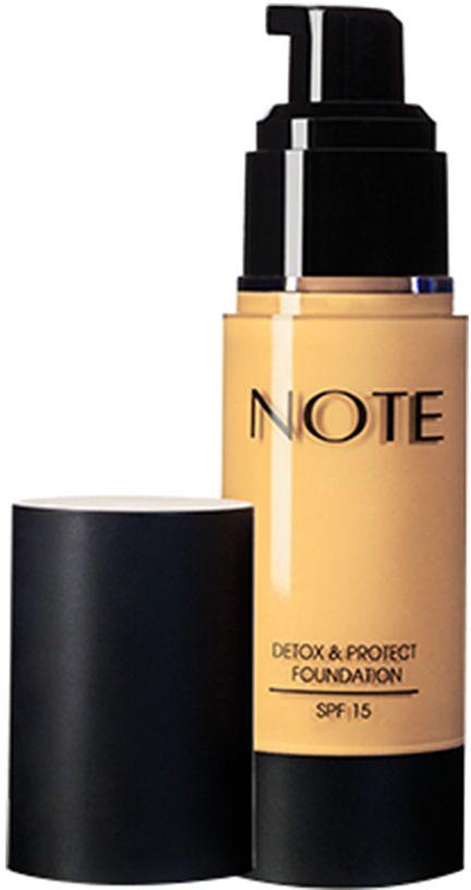 Note Detox And Protect Foundation Pump - 05 Honey Beige