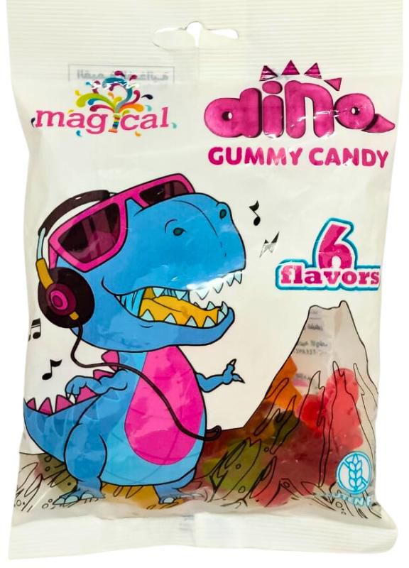 Magical Gummy Candy Dino - 80 gm