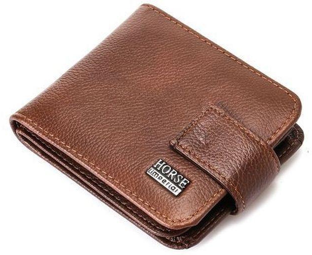 Imperial Horse Wallet For Men In The Distinctive Light Brown Color