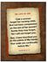Love Notes From The Father ISAIAH 49:14-15 - Dark Walnut Frame - 7x5" Table Top
