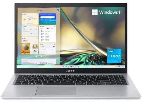 Acer Aspire 5 A515-56-32DK Slim Laptop - 15.6" Full HD IPS Display - 11th Gen Intel i3-1115G4 Dual Core Processor - 4GB DDR4-128GB NVMe SSD - WiFi 6 - Amazon Alexa - Windows 11 Home in S mode.