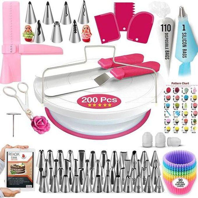 72 Cake Decorating Piping Tip Nozzle Pastry Bag Baking Tools