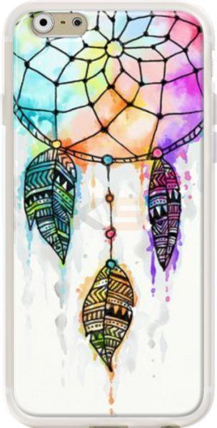 HIPSTER DREAMCATCHER WATERCOLOR PAINTING Hard Back Case Cover For Apple I phone 6