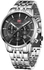 Mini Focus Watch For Men Stainless Steel Silver 0282