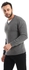 Andora Classic V-Neck Heather Charcoal Pulover